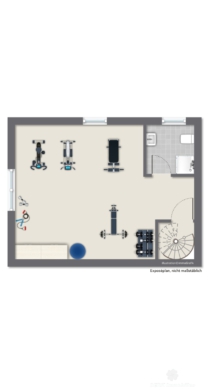 BERK Immobilien – Vermietete 4-Zimmer-Wohnung auf zwei Etagen in Sulzbach mit Garten und Terrasse - BERK Immobilien - Grundriss OG (104092)