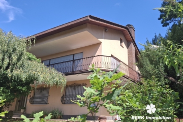 BERK Immobilien – Einfamilienhaus zum Wohlfühlen mit Panoramablick & Waldrandlage in Klingenberg/Röllfeld - Außenansicht (110692)