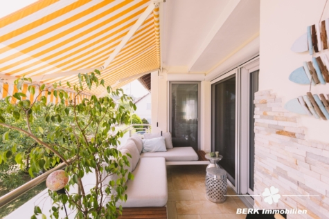 BERK Immobilien – Großzügig und Hell – 5 – Zimmer Eigentumswohnung in ruhiger Lage von Stockstadt - Balkon (127019)