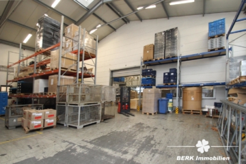 BERK Immobilien – Produktions- Lager- und Büroflächen (möbl.) auf insgesamt ca. 2224 m² zu vermieten - Lagerbereich (105213)