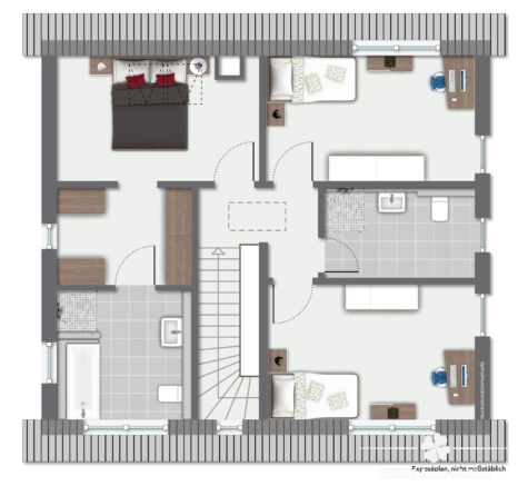 BERK Immobilien – Zukunftssicheres Wohnen mit Aussicht: Neuwertiges Effizienzhaus in Neuhütten - Dachgeschoss (125772)