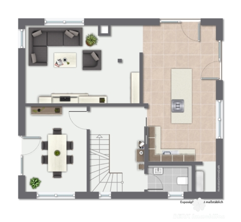 BERK Immobilien – Zukunftssicheres Wohnen mit Aussicht: Neuwertiges Effizienzhaus in Neuhütten - Erdgeschoss (125773)