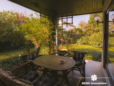 BERK Immobilien – Charmanter Bungalow mit Gartenidylle und viel Potenzial in Sulzbach am Main - Terrasse (122947)