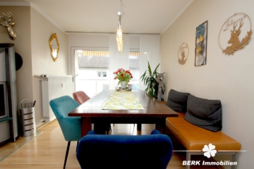 BERK Immobilien – Großzügig und Hell – 5 – Zimmer Eigentumswohnung in ruhiger Lage von Stockstadt - Essbereich (104098)