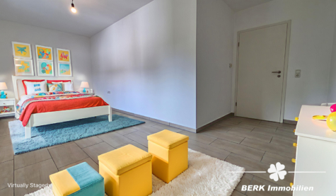 VERKAUFT – BERK Immobilien – lichtdurchflutete 3-Zimmer Wohnung in zentraler Lage von Mainaschaff - KI-generiertes Beispielfoto Kinderzimmer (115310)