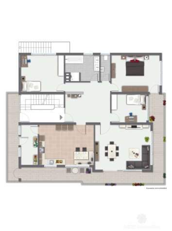 BERK Immobilien – Mehrfamilienhaus mit vielen Möglichkeiten – Selbstnutzer oder Kapitalanlage in Hardheim – Bretzingen - BERK Immobilien - Grundriss neu EG (117511)