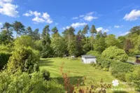 Aussicht auf Garten aus DG