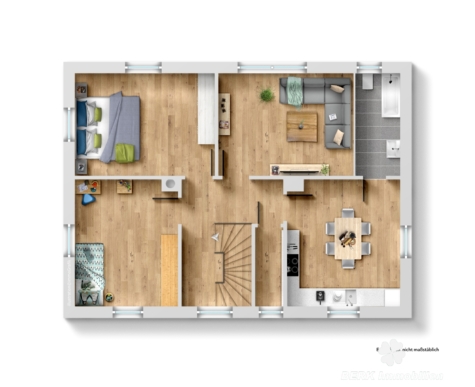 BERK Immobilien – Großzügiges Haus mit Charme, Substanz und vielen Möglichkeiten - Grundriss OG (125683)