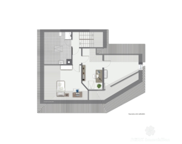 BERK Immobilien – Historisches Gebäude mit Gastgewerbe und Wohnung in Leidersbach - Grundriss Dachgeschoss-immoGrafik-Exposeplan-36192013504-DINA4 (110895)