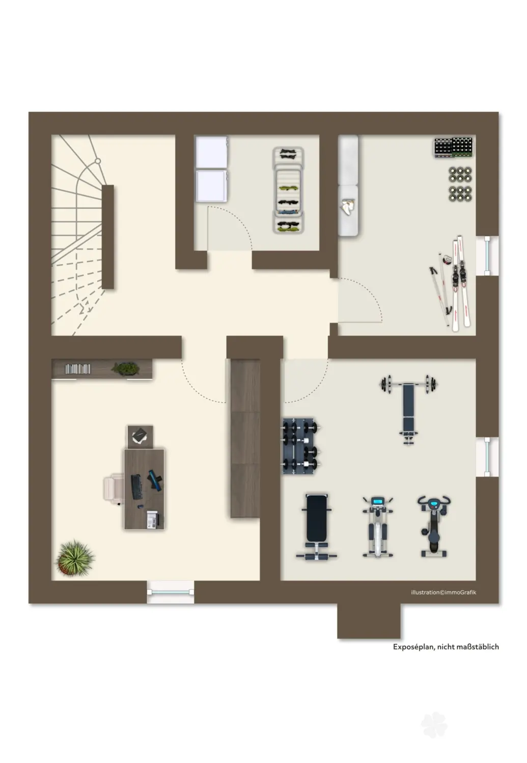 Grundriss KG (vis.)
