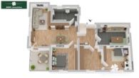 Erdgeschoss - BERK Immobilien – Top gepflegtes ZFH mit gemütlichem Garten in schöner Lage von Laufach