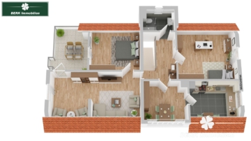 BERK Immobilien – Top gepflegtes ZFH mit gemütlichem Garten in schöner Lage von Laufach - Dachgeschoss (105857)