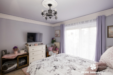 BERK Immobilien – gemütliche 3-Zimmer-Erdgeschosswohnung mit großer Terrasse, Balkon & Gartenzugang - Schlafzimmer (111434)