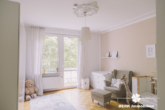 Kinderzimmer OG - BERK Immobilien – charmante Stilaltbau-Villa mit 3,5 Einheiten in top Lage von HU, direkt an der Kinzig