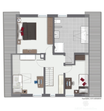 BERK Immobilien – charmantes & liebevoll renoviertes EFH zentral in Johannesberg - Grundriss 1. OG (106849)