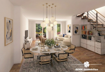 BERK Immobilien – moderne Neubau-Doppelhaushälfte in Sailauf. Ideal für Familien, mit förderfähigem KfW40-Standard - KI generierte Zimmervisualisierung (111534)