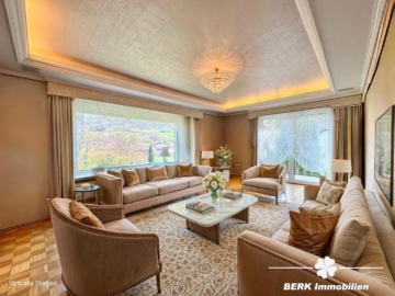 BERK Immobilien – Privates Wohnidyll im Grünen – Stilvoll leben auf parkähnlichem Grundstück - KI generiertes Einrichtungsbeispiel (104570)