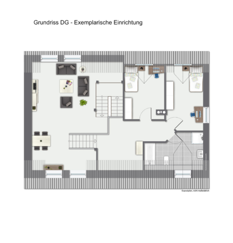 BERK Immobilien – Besonderes EFH mit großem Wintergarten und Garten in Eschau-Sommerau zu verkaufen - Grundriss DG (123138)
