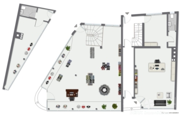 BERK Immobilien – „Zwei Häuser – Ein Preis, mit Entwicklungspotenzial“ - Grundriss Faulbach EG (106894)