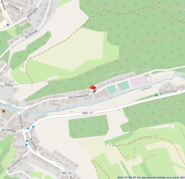 BERK Immobilien – Vermietetes Dreifamilienhaus als Kapitalanlage in Leidersbach - Lageplan (109124)