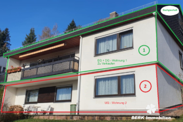 BERK Immobilien – Mehr als nur eine ETW in Laudenbach – Garten, Ausbaufläche, einzigartiger Ausblick - Wohnhaus Aufteilung (118177)