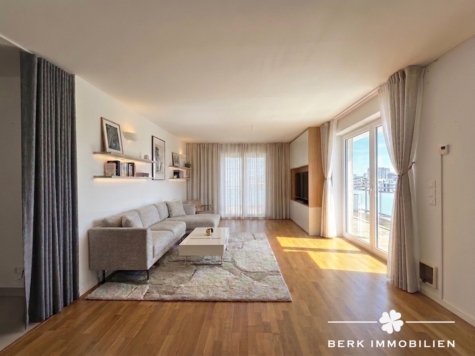 BERK Immobilien – 3-Zimmer-ETW in Kahl a. M. – modern, gut geschnitten & in toller Wohnlage - KI generietres Wohnzimmer (127031)