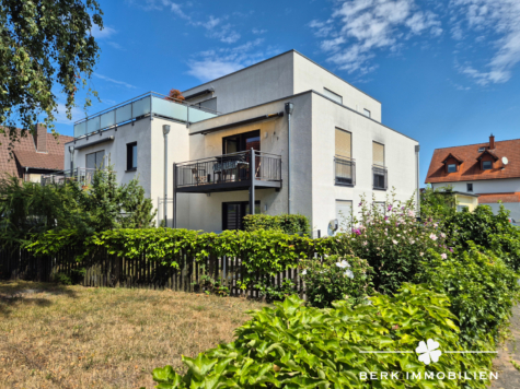 BERK Immobilien – 3-Zimmer-ETW in Kahl a. M. – modern, gut geschnitten & in toller Wohnlage - Außenansicht (127025)