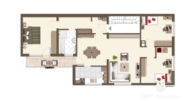 Grundriss OG (vis.) - BERK Immobilien – Gepflegtes 3-Familienhaus mit großem Grundstück und vielseitigen Möglichkeiten