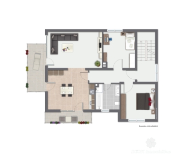 BERK Immobilien – großzügiges Wohnhaus in Mömbris-Rothengrund mit zwei abgetrennten Wohneinheiten - Grundriss OG (109187)