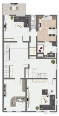 BERK Immobilien – Wohn- und Geschäftshaus in zentraler Lage von Miltenberg - Grundriss OG (106911)