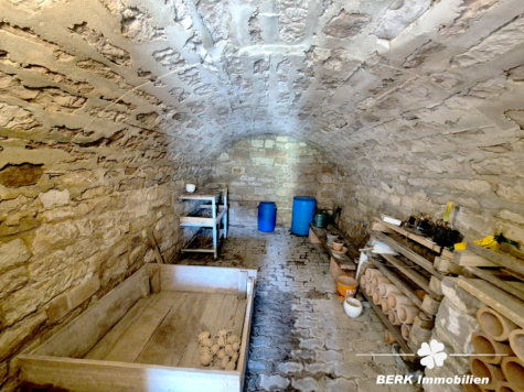 BERK Immobilien – Leben mit Aussicht: idyllisch gelegenes Ein- bis Zweifamilienhaus mit ELW in Sulzbach Soden - Gewölbekeller (121980)