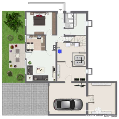 BERK Immobilien – Leben mit Aussicht: idyllisch gelegenes Ein- bis Zweifamilienhaus mit ELW in Sulzbach Soden - Grundriss UG (121982)