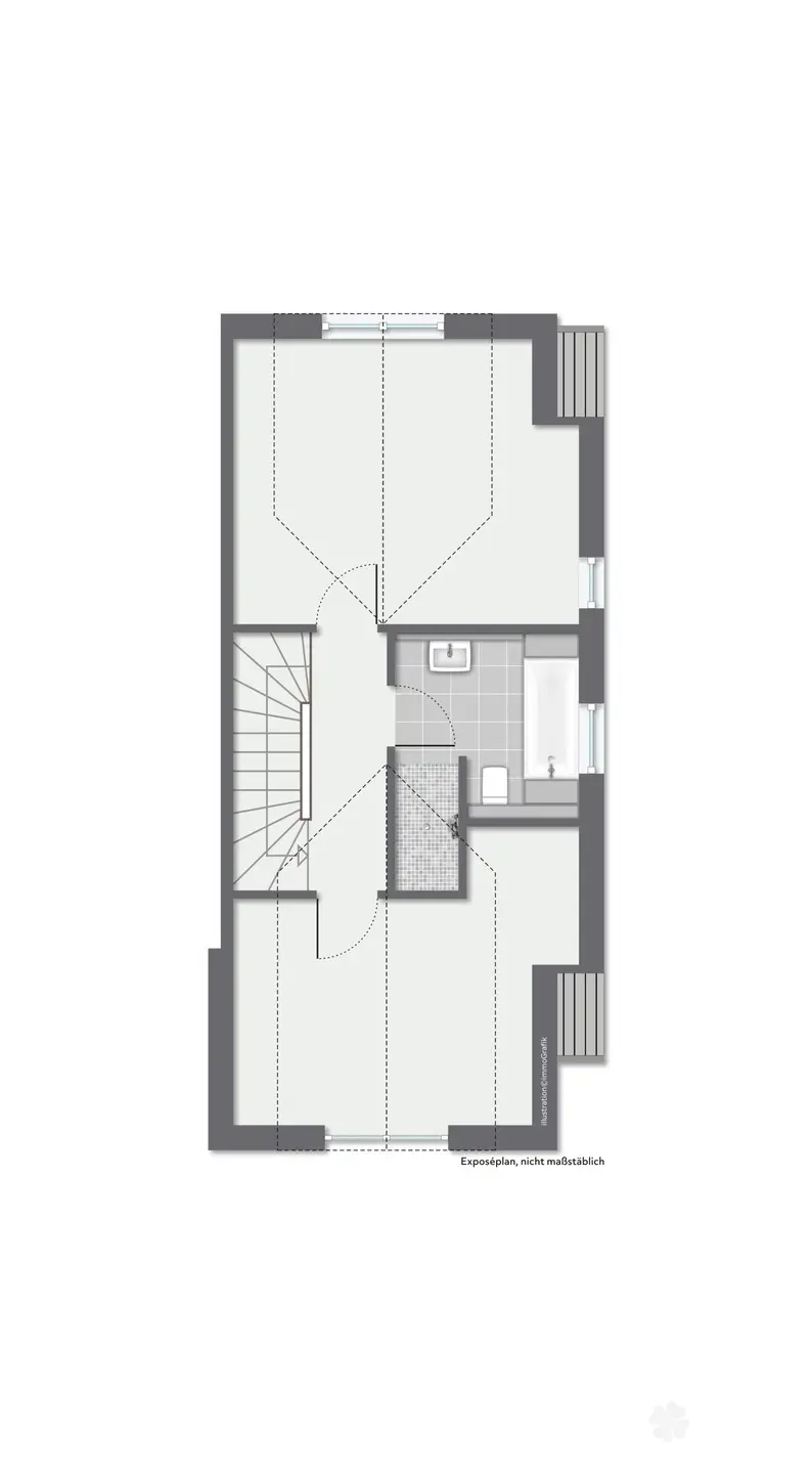 Grundriss visualisiert DG