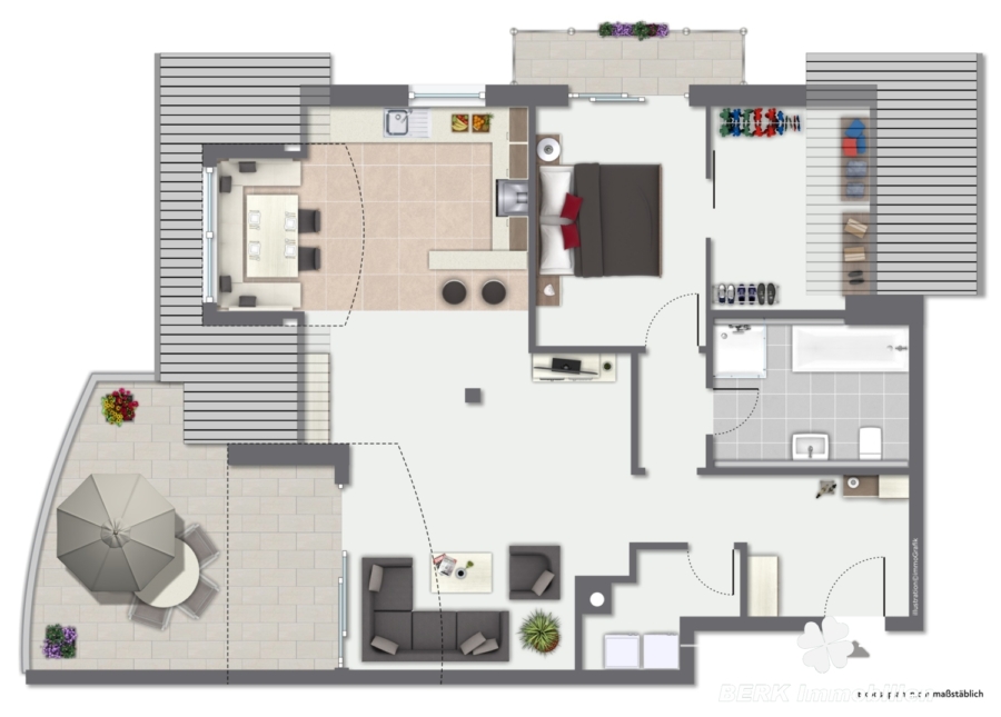 Grundriss visualisiert