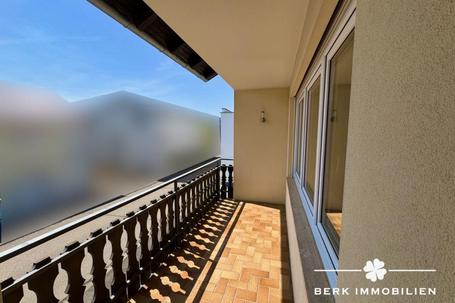 Balkon Zugang von Esszimmer