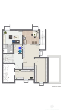 RESERVIERT – BERK Immobilien – Doppelhaushälfte mit Einliegerwohnung in ruhiger, familienfreundlicher Lage - Grundriss KG (104905)