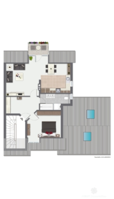 RESERVIERT – BERK Immobilien – Doppelhaushälfte mit Einliegerwohnung in ruhiger, familienfreundlicher Lage - Grundriss DG (104904)