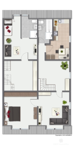BERK Immobilien – Wohn- und Geschäftshaus in zentraler Lage von Miltenberg - Grundriss DG (126265)