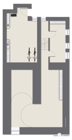 BERK Immobilien – Wohn- und Geschäftshaus in zentraler Lage von Miltenberg - Grundriss Keller (126268)