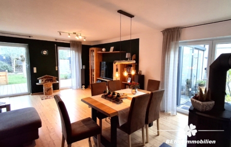 VERKAUFT – BERK Immobilien – Charmante Doppelhaushälfte mit hohen Wohlfühlfaktor in Elsenfeld - Wohn- und Essbereich (116468)