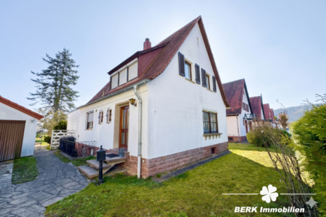 BERK Immobilien – Großzügiges Siedlungshaus mit Anbau & viel Potenzial in ruhiger Lage - Außenansicht (123418)
