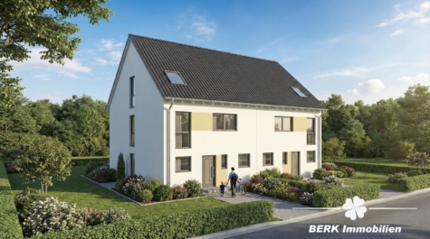 BERK Immobilien – Neubau-Doppelhaushälfte in Sailauf. Modern, hell & mit KfW40-Standard (förderfähig) - visualisierte Ansicht (118982)