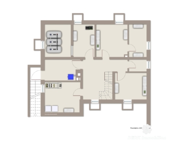 BERK Immobilien – Großzügiges Einfamilienhaus mit zauberhaftem Burgblick und weitläufigem Grundstück - Grundriss KG (visuell) (111828)