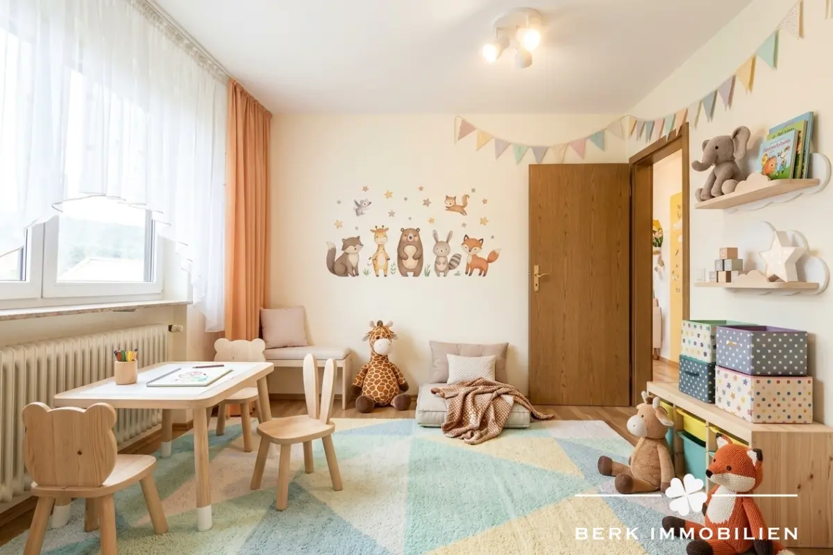 so könnte das Kinderzimmer aussehen - mit KI generiert