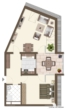 Grundriss ETW Nr. 35 - BERK Immobilien – 2-Zimmer-Wohnung mit Wintergarten in zentraler Lage von Dietzenbach-Steinberg