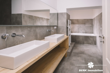 BERK Immobilien – Exklusive 5-Zi-ETW in historischem Ambiente mit bestem Ausblick über Miltenberg - Badezimmer (104133)