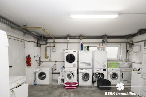 BERK Immobilien – gemütliche 3-Zimmer-Erdgeschosswohnung mit großer Terrasse, Balkon & Gartenzugang - Wäschekeller (123219)