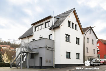 BERK Immobilien – modern saniertes ZFH in zentraler Lage von Haibach mit traumhafter Maisonette-Wohnung - Straßenansicht (111893)