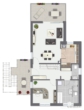 Grundriss Whg II OG - BERK Immobilien – modern saniertes ZFH in zentraler Lage von Haibach mit traumhafter Maisonette-Wohnung