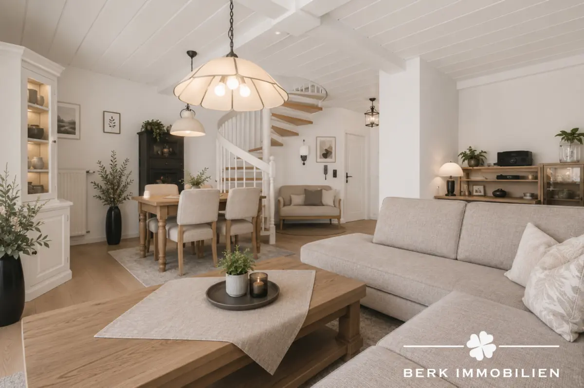 Wohnzimmer - KI generiertes Einrichtungsbeispiel